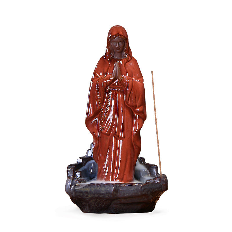 Sacred Figure Backflow Incense Burner