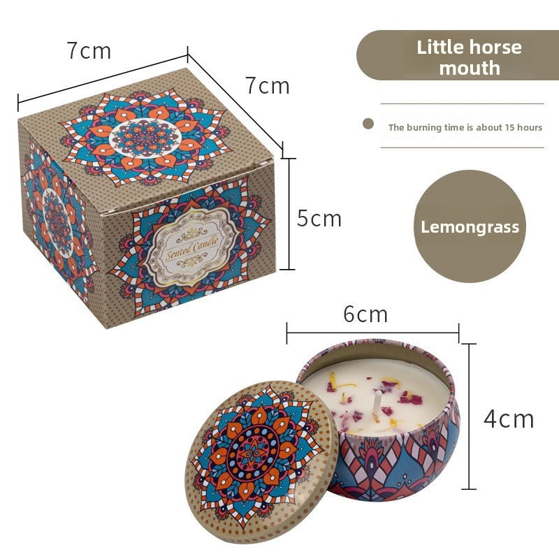Dried Flower Soy Wax Scented Candle