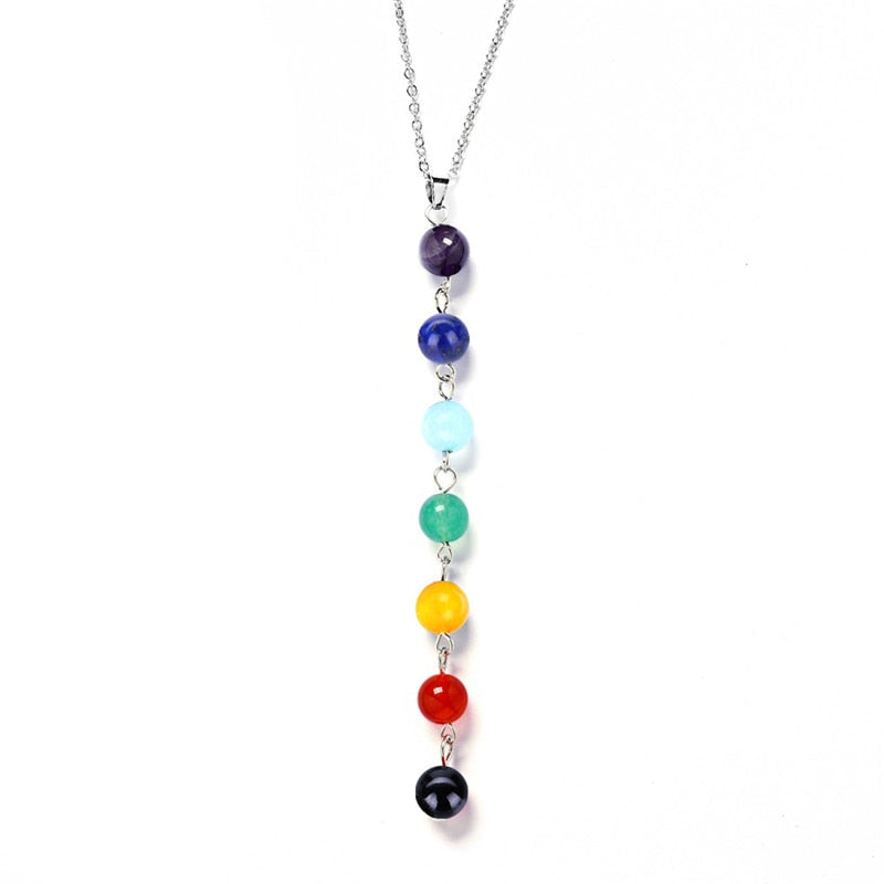 7 Chakra Healing Stone Necklace