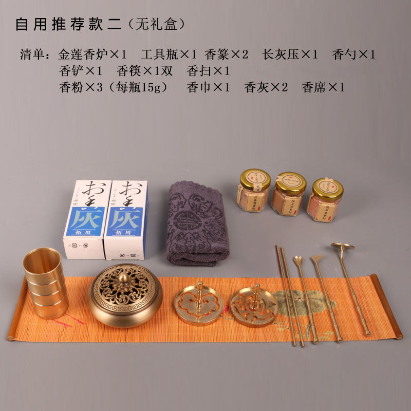 Pure Copper Incense Burner Set