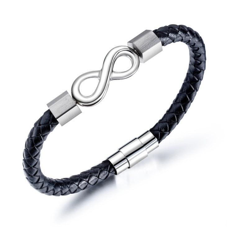 Minimalist Leather Bracelet for Men
