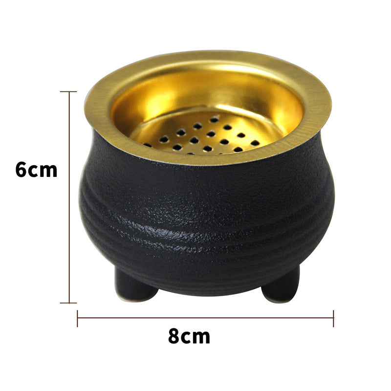 Ceramic & Metal Incense Burner