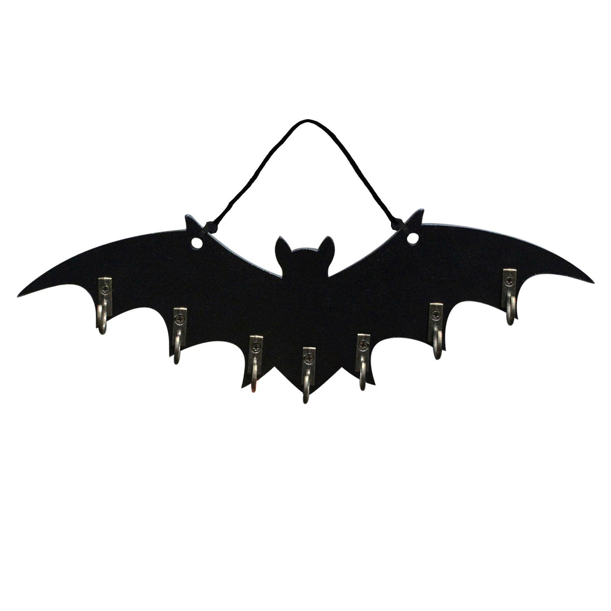 Gothic Bat Shape Wooden Wall Hooks Home Decor