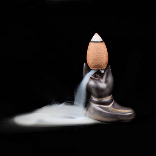 Floral Aromatherapy Incense Cones with Tray — Mixed Scents