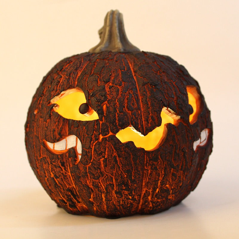 Crab Monster Pumpkin Night Lantern