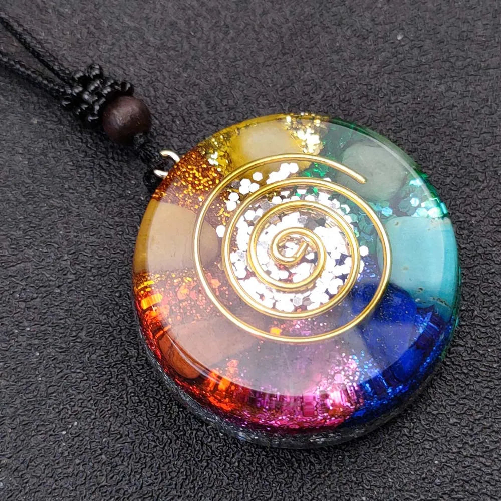 Orgonite Crystal Pendant Necklace