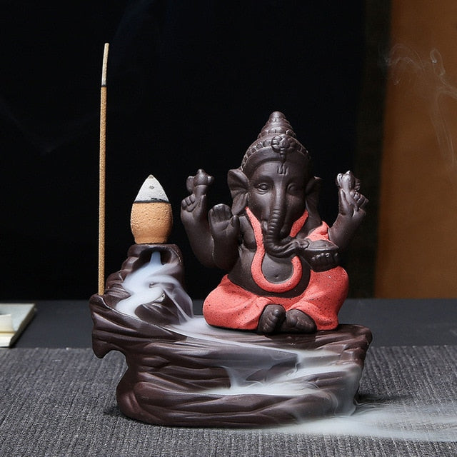 Ganesha Backflow Incense Burner