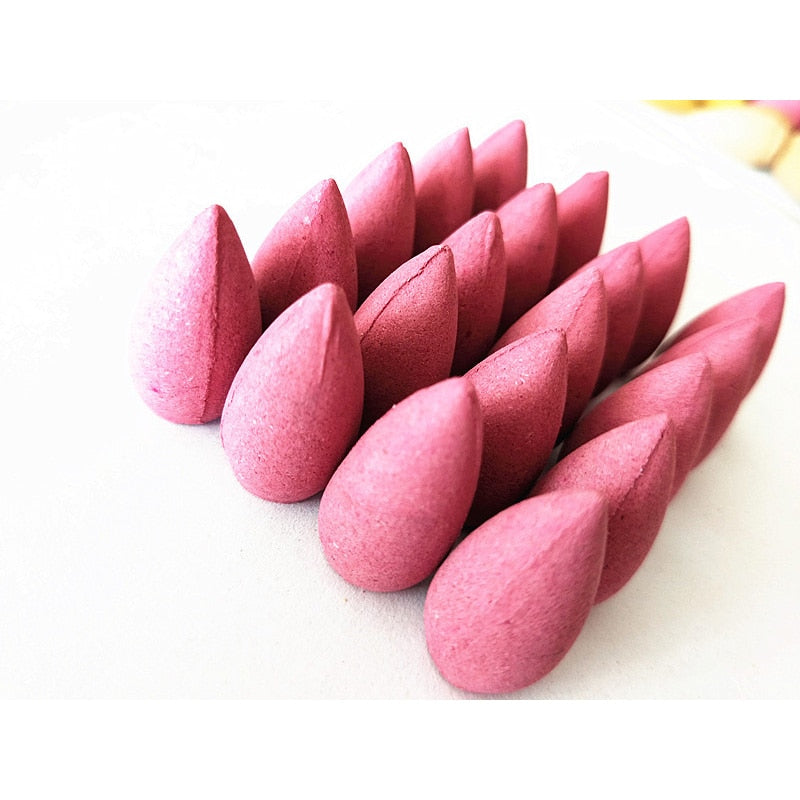Backflow Incense Cones — 155 Pack, 18 Scents