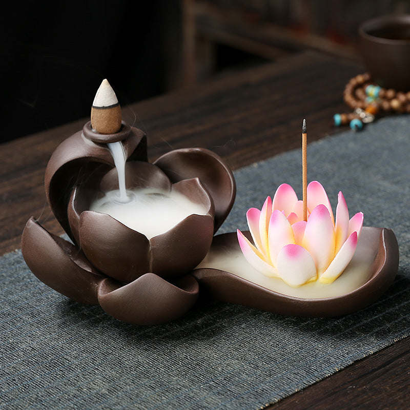 Lotus Backflow Incense Burner