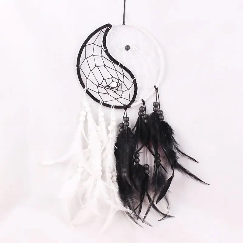 Yin Yang Dreamcatcher Wall Hanging