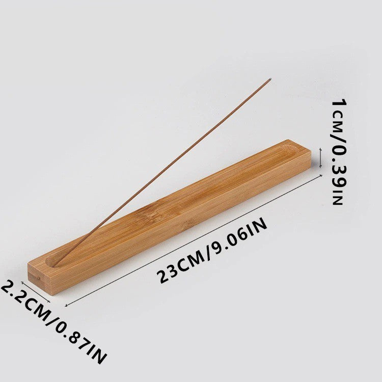 Solid Wood Hanging Incense Burner with Stand