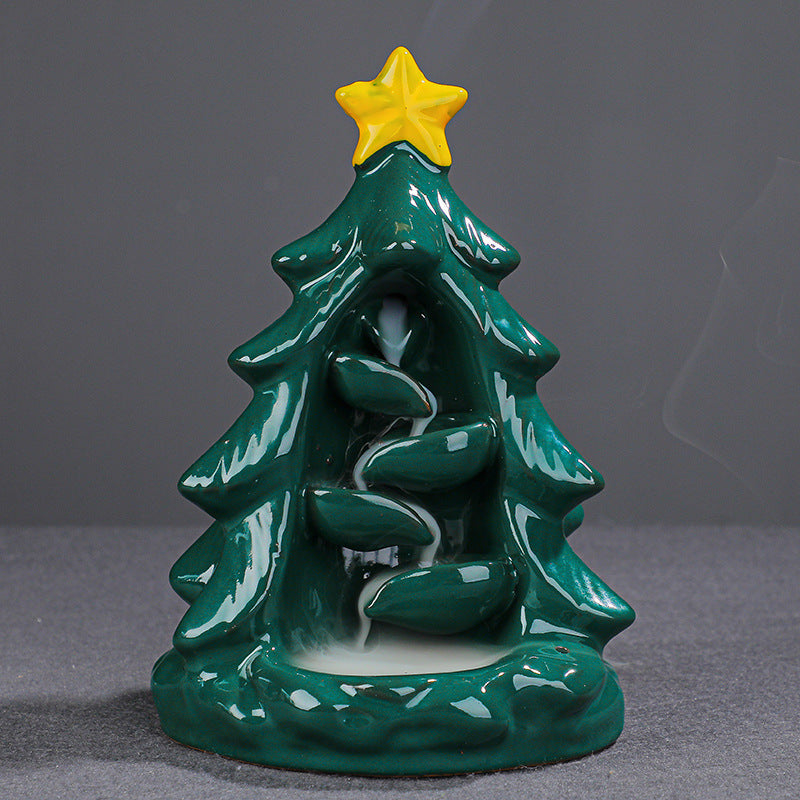 Backflow Incense Burner — Kiln Glaze Ceramic
