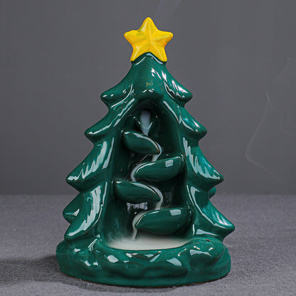 Backflow Incense Burner — Kiln Glaze Ceramic
