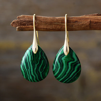 Crystal Teardrop Pendant Earrings