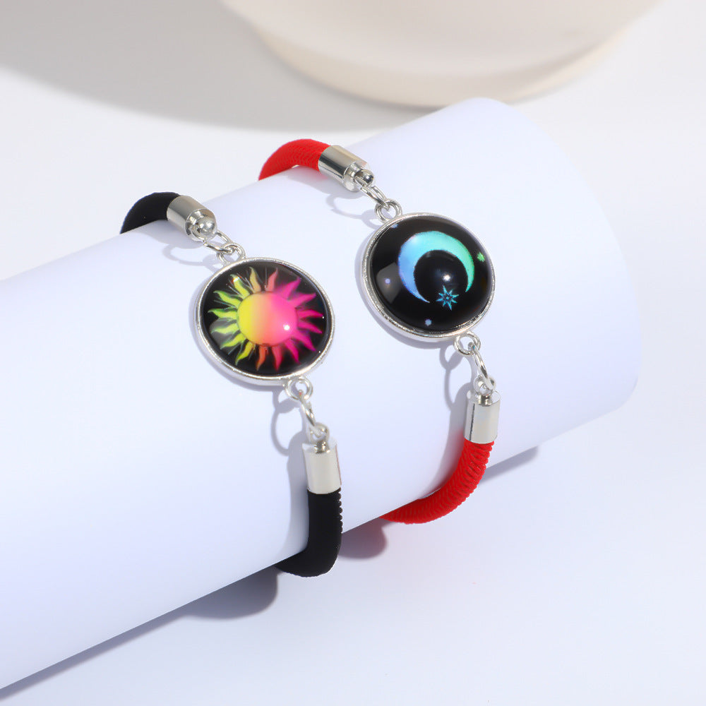 Adjustable Luminous Moon Gemstone Bracelet