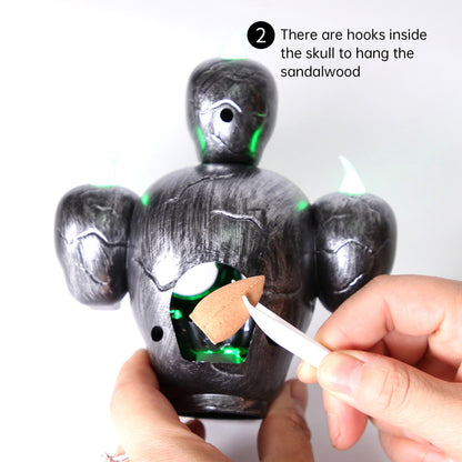 Skull Smoke Candle Lamp Decoration