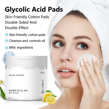 Glycolic Acid Exfoliating Pads for Gentle Skin Cleansing