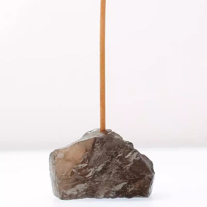 Natural Crystal Incense Holder