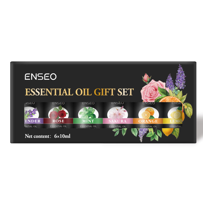 Aromatherapy Essential Oil Gift Set with 6 Scents