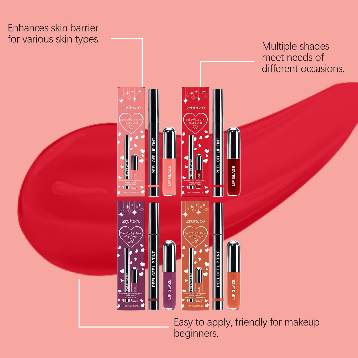 Peel-off Lip Liner and Lip Stain