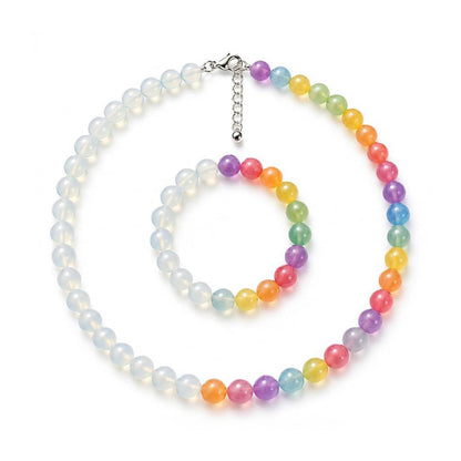 UV Color Change Resin Necklace Bracelet