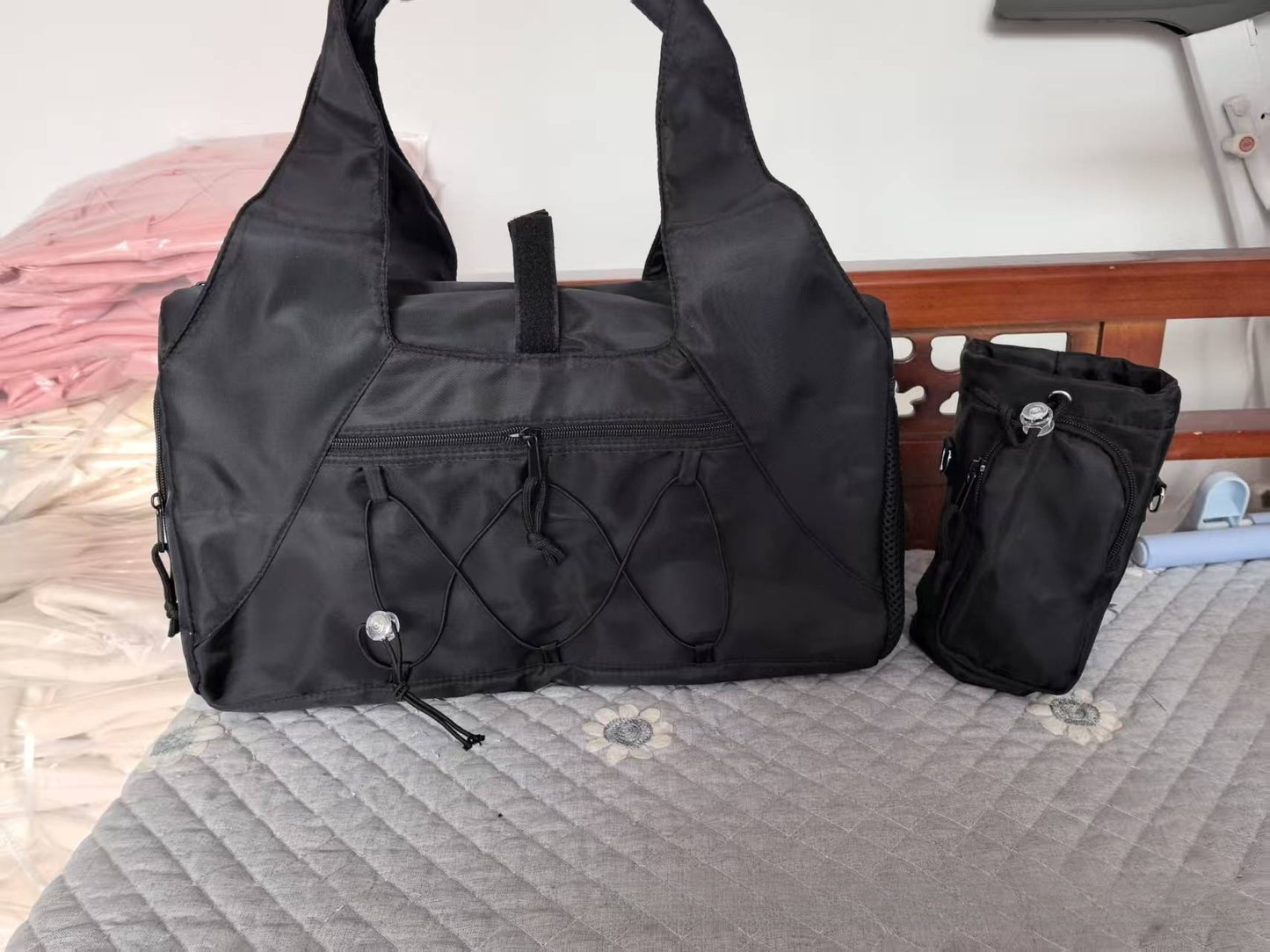Large Capacity Yoga & Gym Bag with Mat Holder