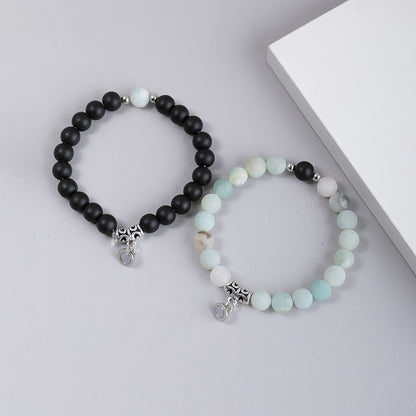 Heart Magnetic Couple Bracelet Set for Women and Men