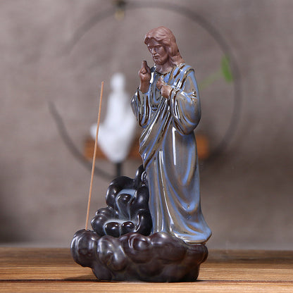 Sacred Figure Backflow Incense Burner