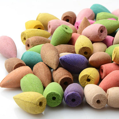Floral Aromatherapy Incense Cones with Tray — Mixed Scents