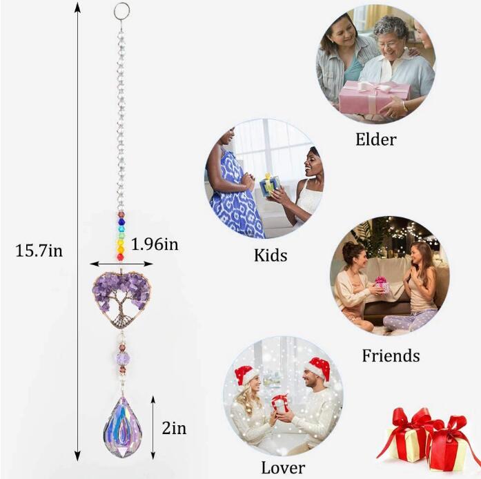 Tree of Life Crystal Suncatcher