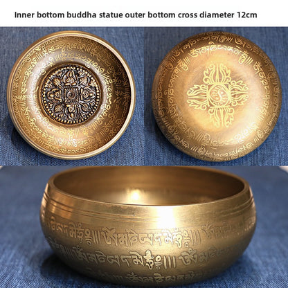 Copper Singing Bowl for Meditation and Healing