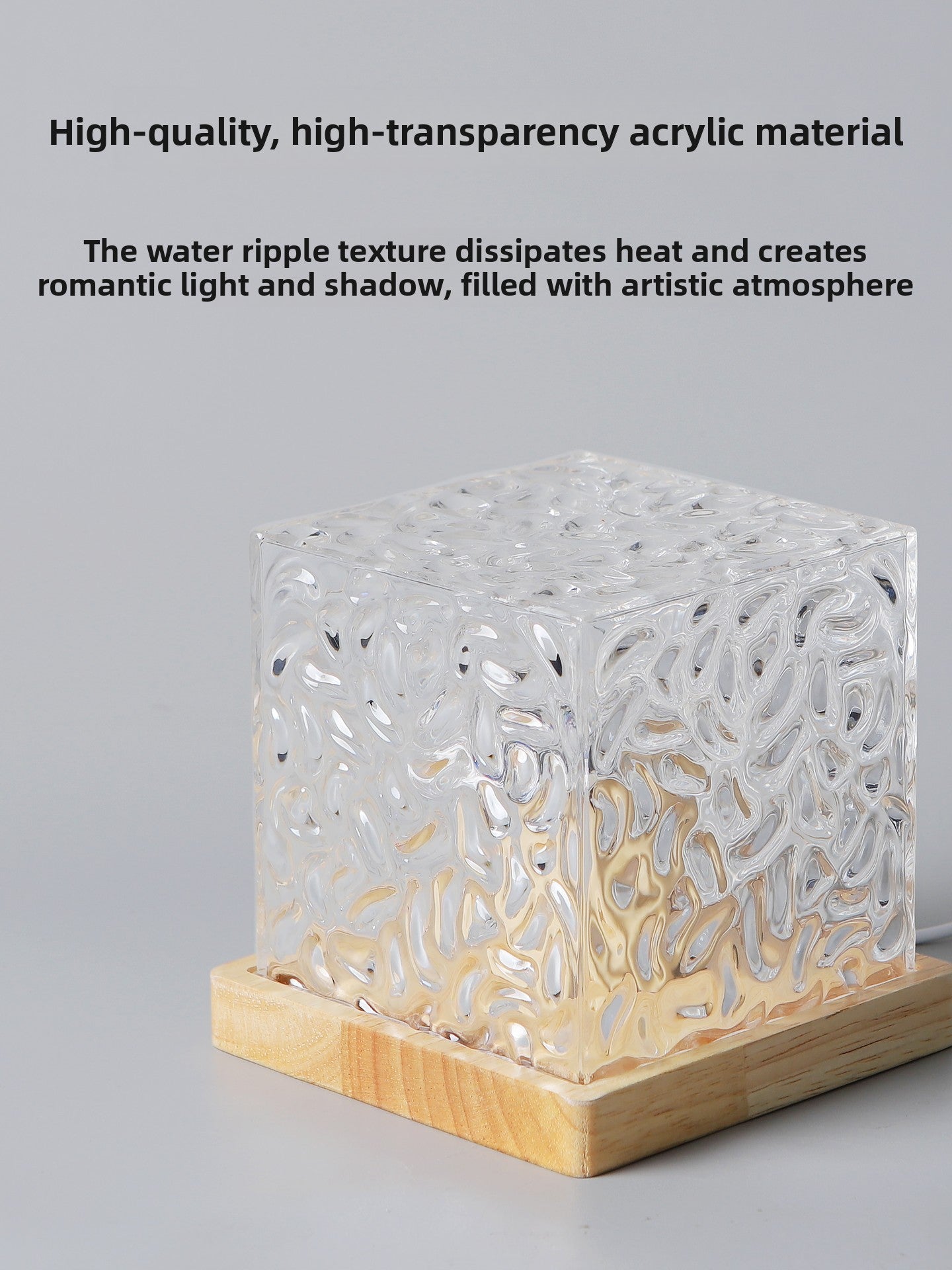 Water Ripple & Aurora Projection Night Light