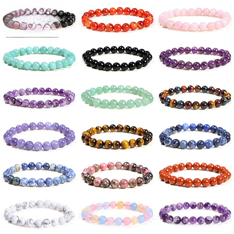 Natural Stone Bead Bracelet