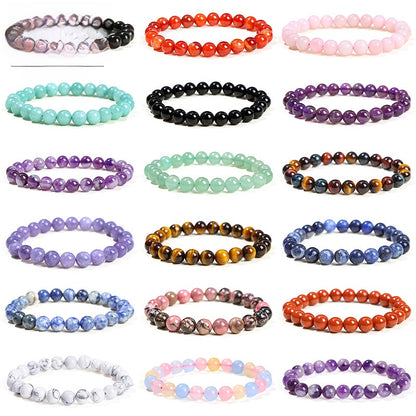 Natural Stone Bead Bracelet