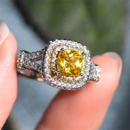 Sterling Silver Open Adjustable Gemstone Ring