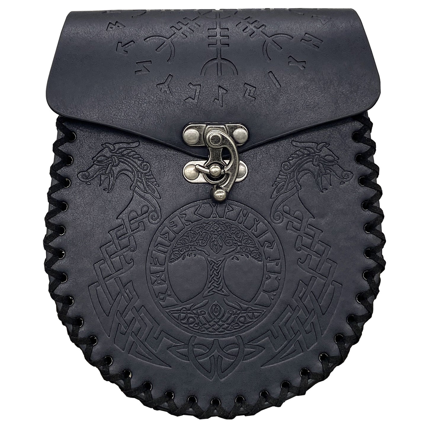 Medieval Viking Style Adjustable Waist Bag with Coin Purse