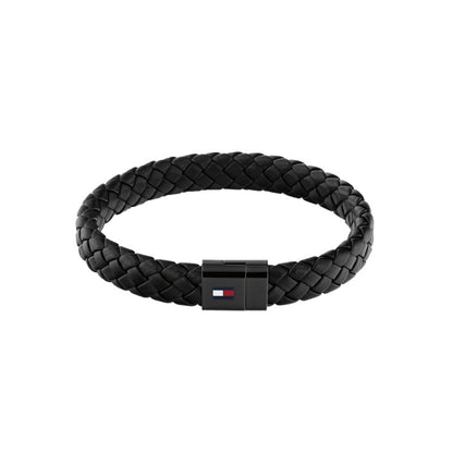 Stainless Steel Leather Bracelet for Men
