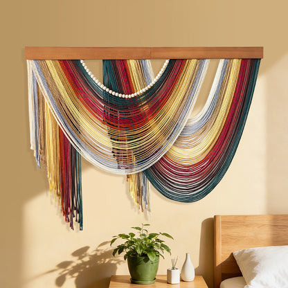 Bohemian Wall Hanging with Tassels