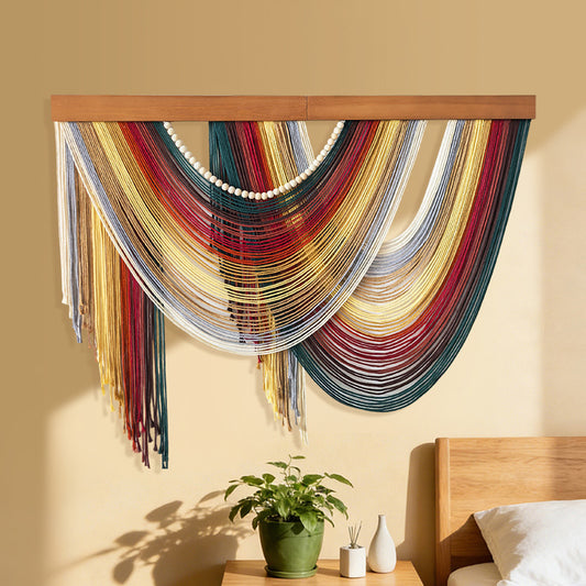 Bohemian Wall Hanging with Tassels