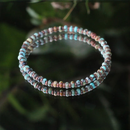 Natural Stone Agate Bead Bracelet