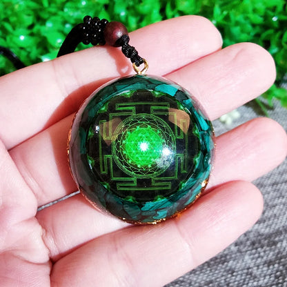 Orgonite Quartz Chakra Pendant