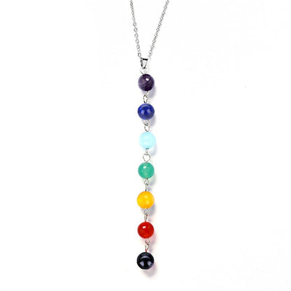 7 Chakra Healing Stone Necklace