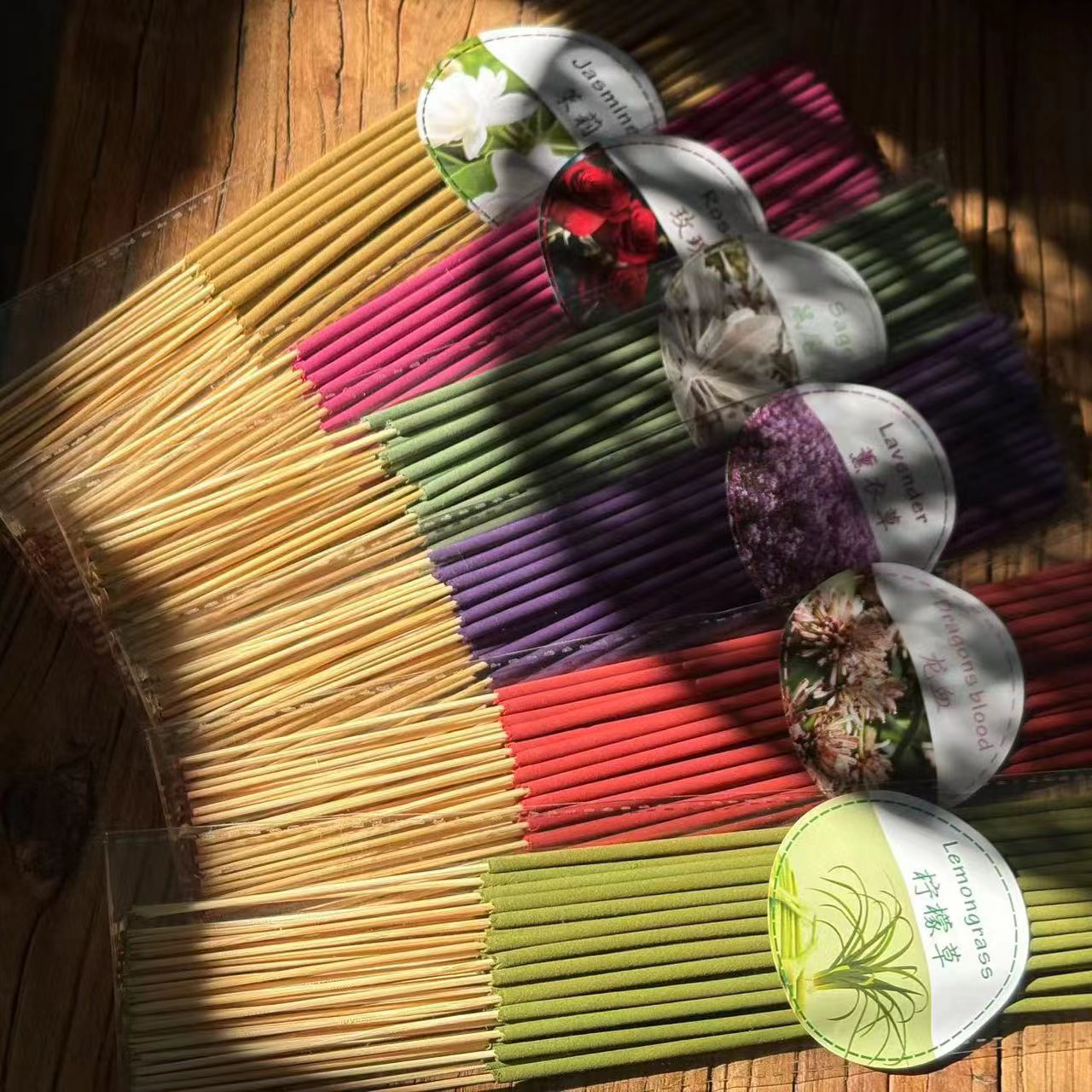 Natural Plant-Based Incense Sticks — 21 Pack