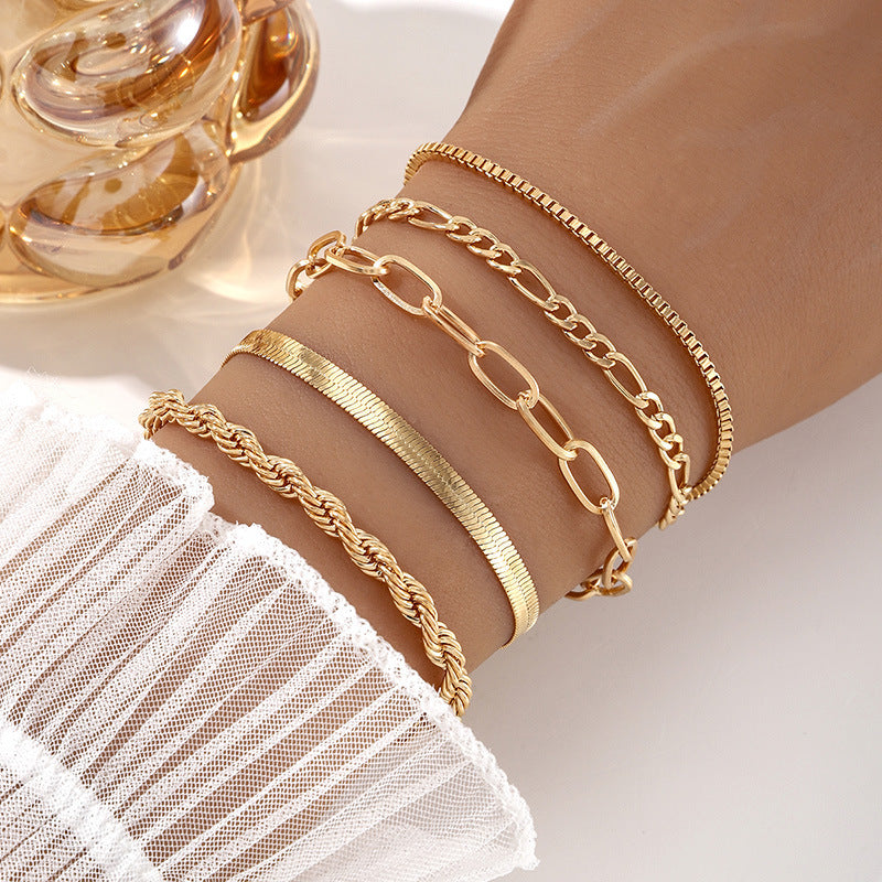 Geometric Openwork Bracelet