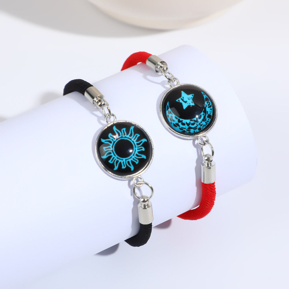 Adjustable Luminous Moon Gemstone Bracelet