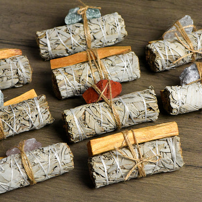 Natural Sage and Sacred Wood Aromatherapy Set