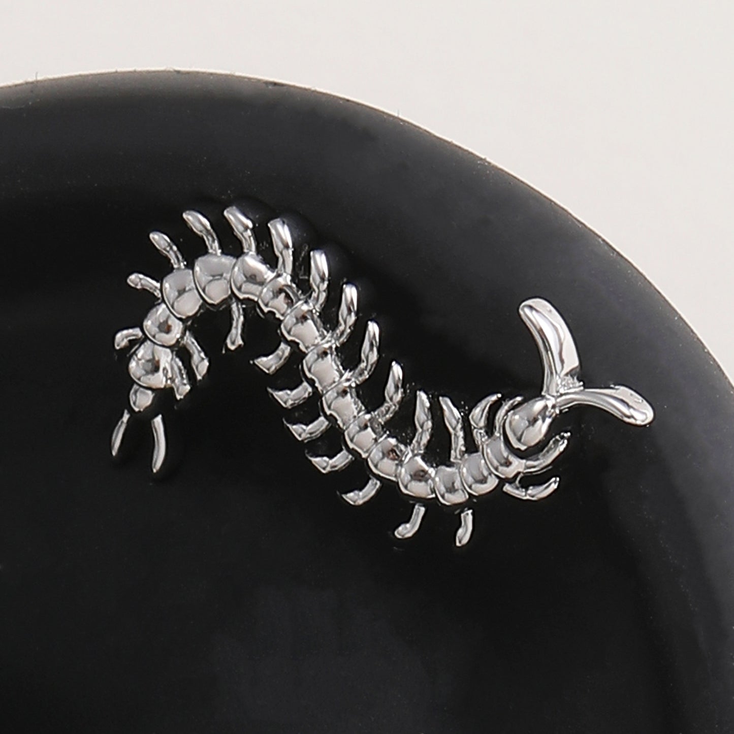 Spider Web & Crescent Moon Gothic Earrings