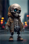 Skeleton Figurine Resin Ornament