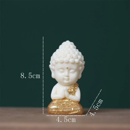 Lotus Crystal Ball Base with Buddha Ornament