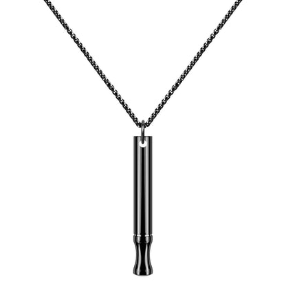 Adjustable Breathing Meditation Whistle Necklace